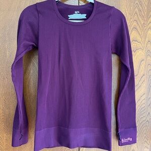 Kindly Tees Women's Purple Long Sleeve Top